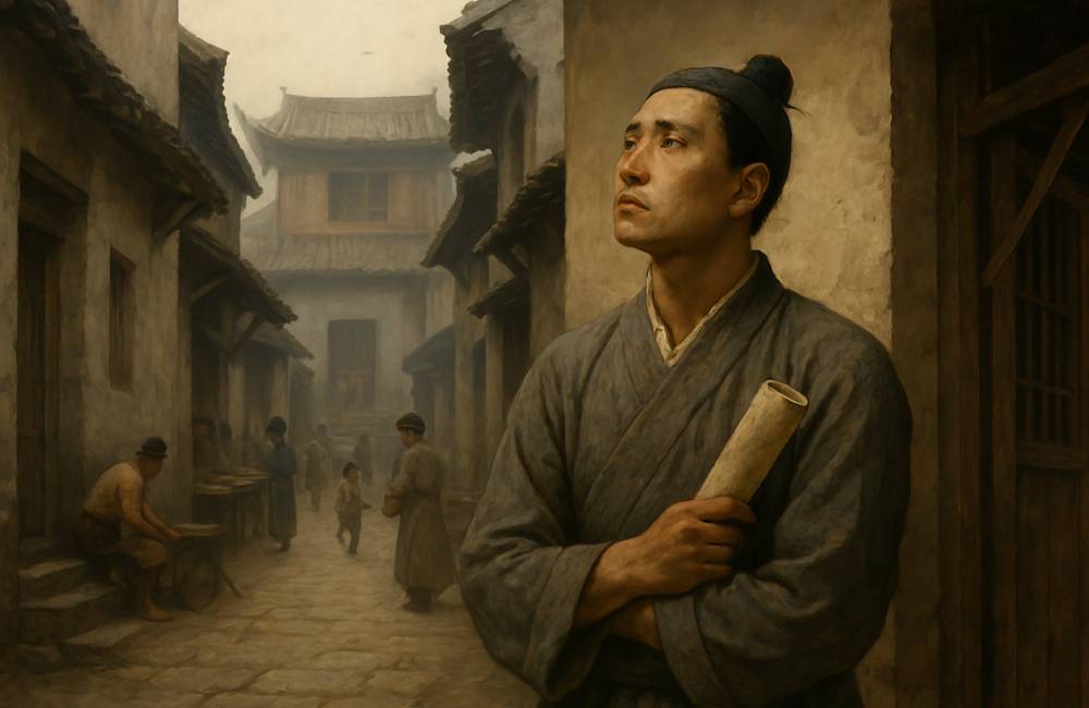 Jeune homme chinois, rêve d’élévation freiné par l’origine ou le contexte