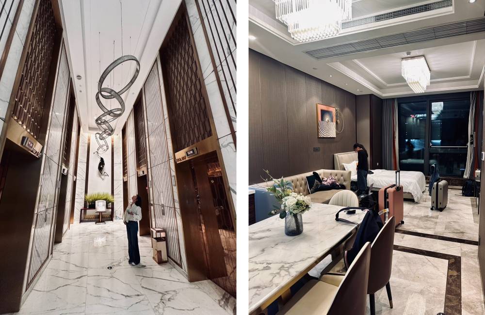 Chongqing, Jeifangbei, Hôtel