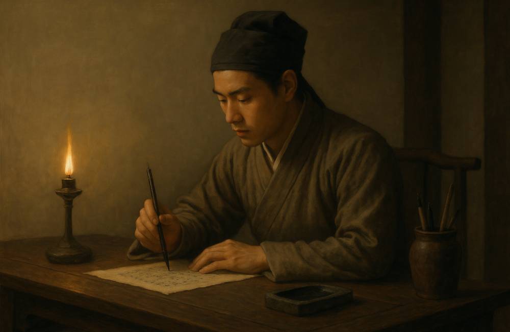 Homme lettré chinois