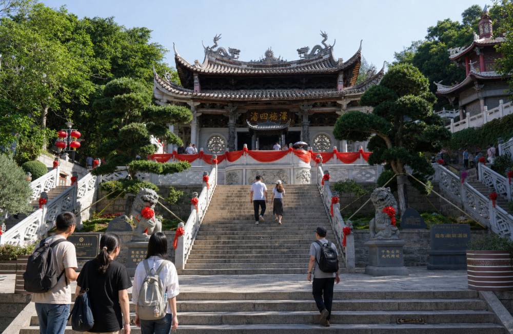 Ile de Meizhou, temple Mazu