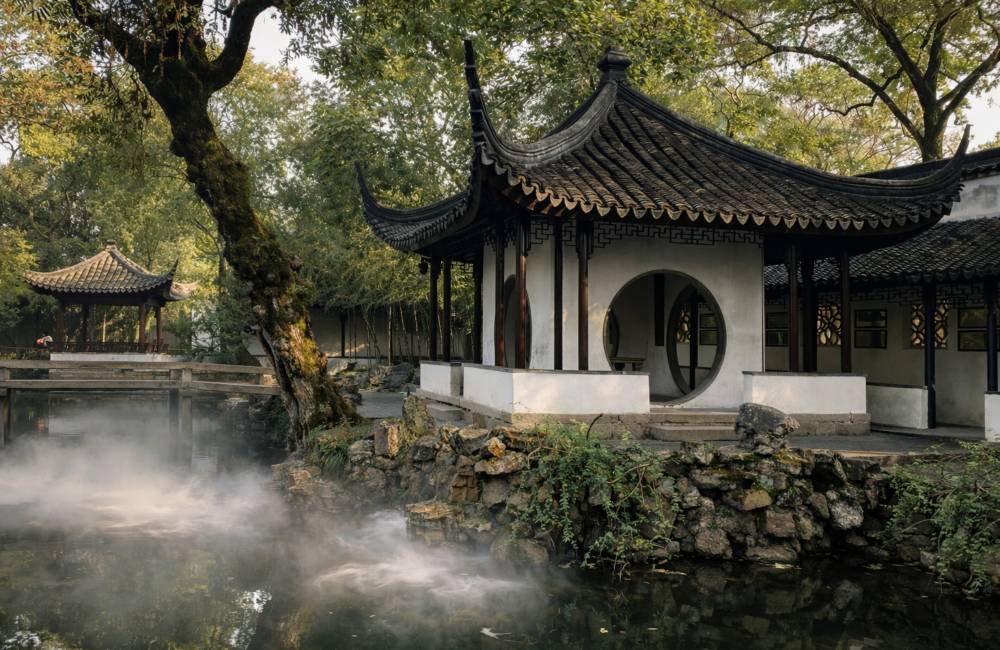 Ce que vous ne voyez pas dans un jardin chinois