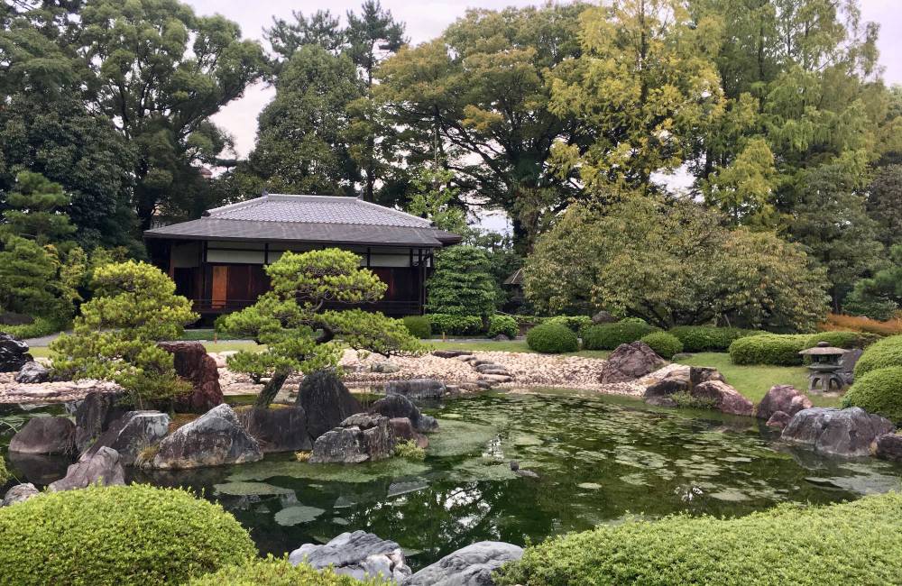 Jardin japonais, chateau de Nijo