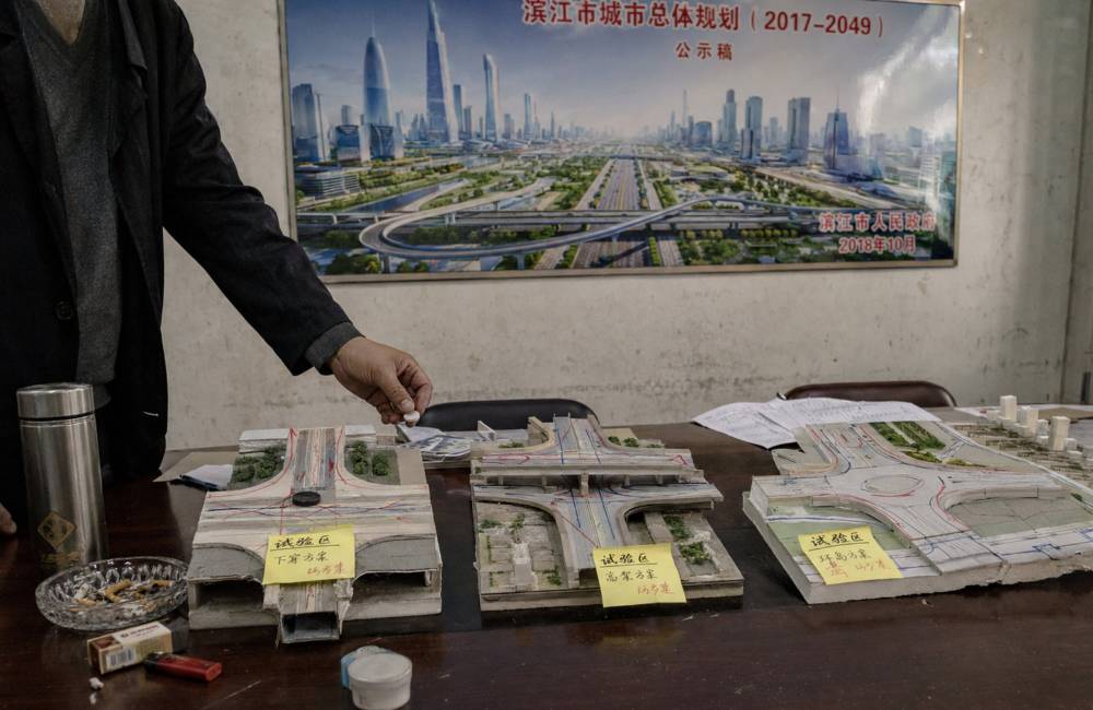 Différents projets d'infrastructure en Chine