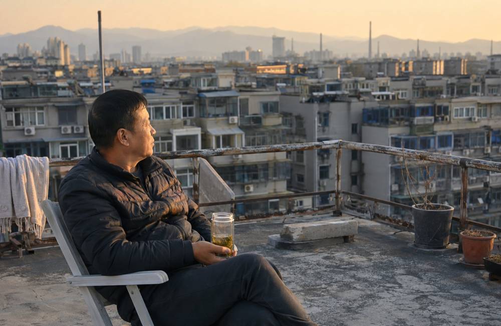 sur les toits de Tianjin