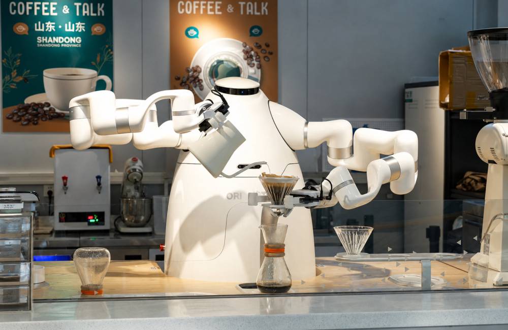 Robot barista, Chine