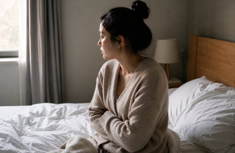 femme chinoise apr&egrave;s l'accouchement