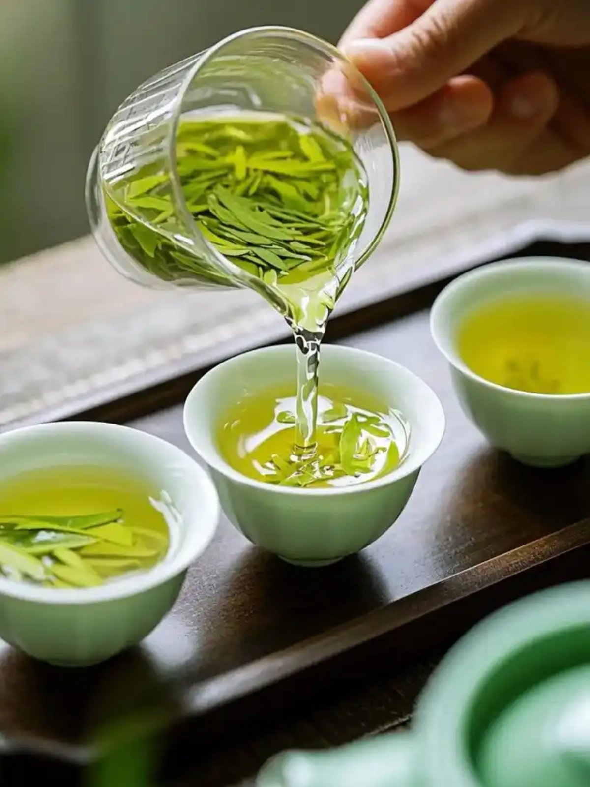 Pr&eacute;paration th&eacute; longjing 