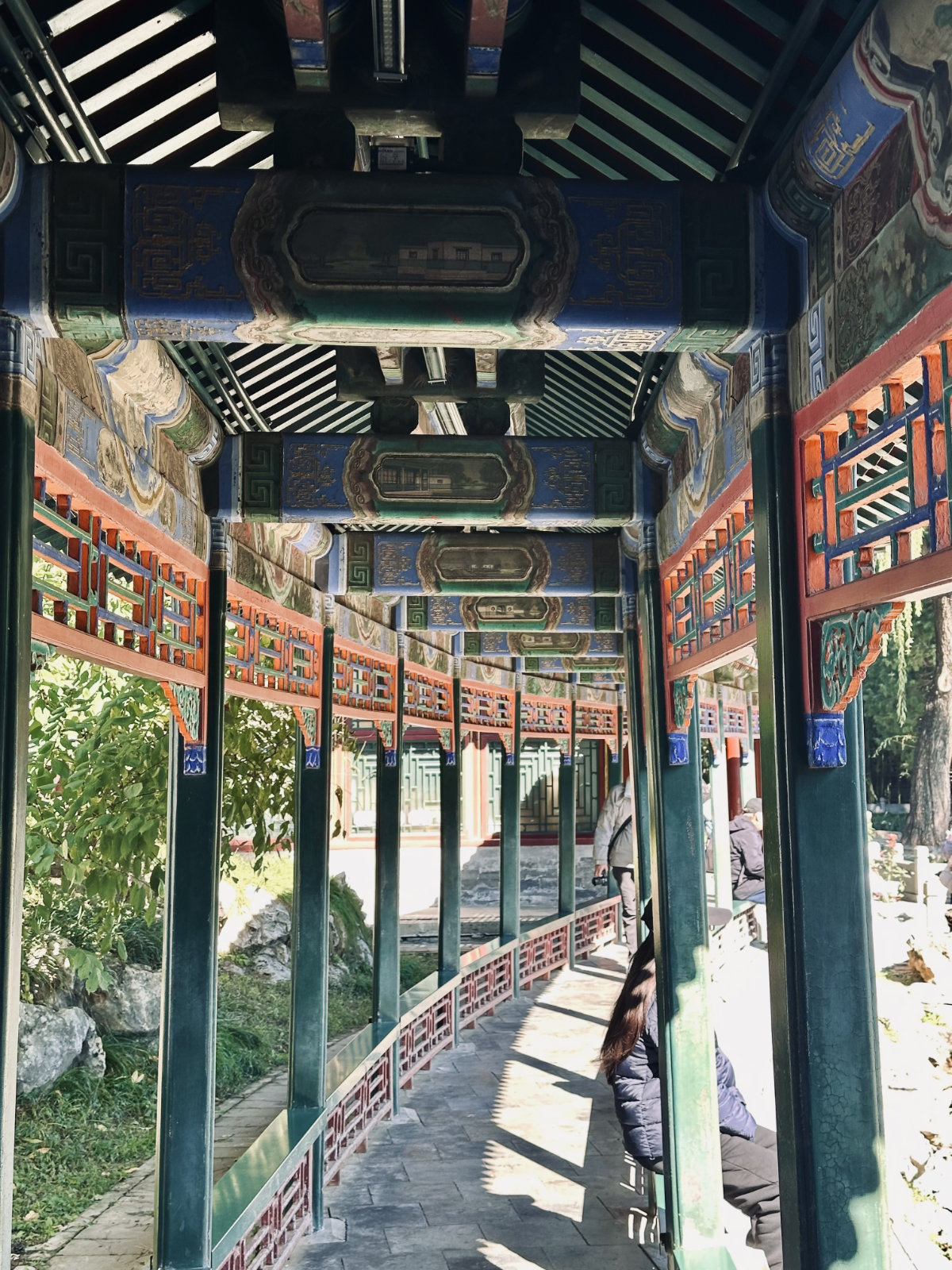 Palais d’Été de Pékin, Pékin, Couloir traditionnel