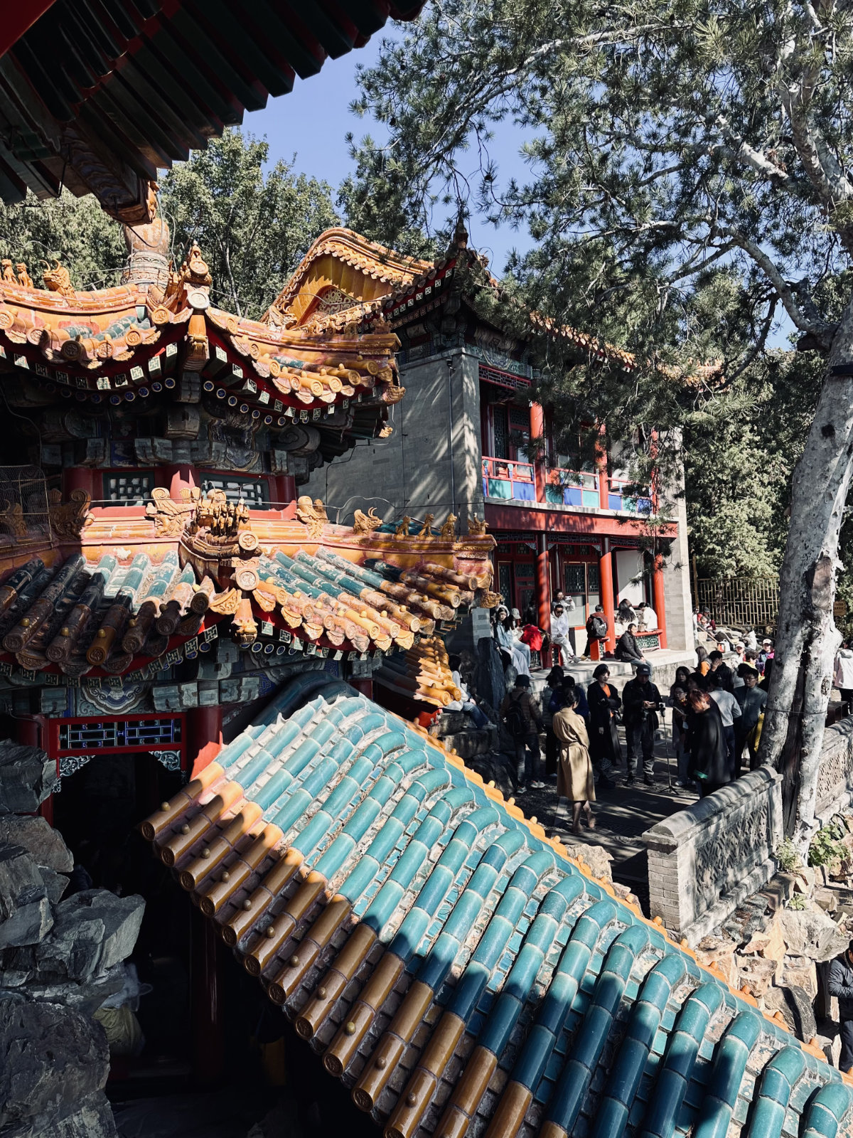 Pavillon chinois, Architecture traditionnelle, Pékin, Palais d’Été de Pékin, Toits traditionnels chinois
