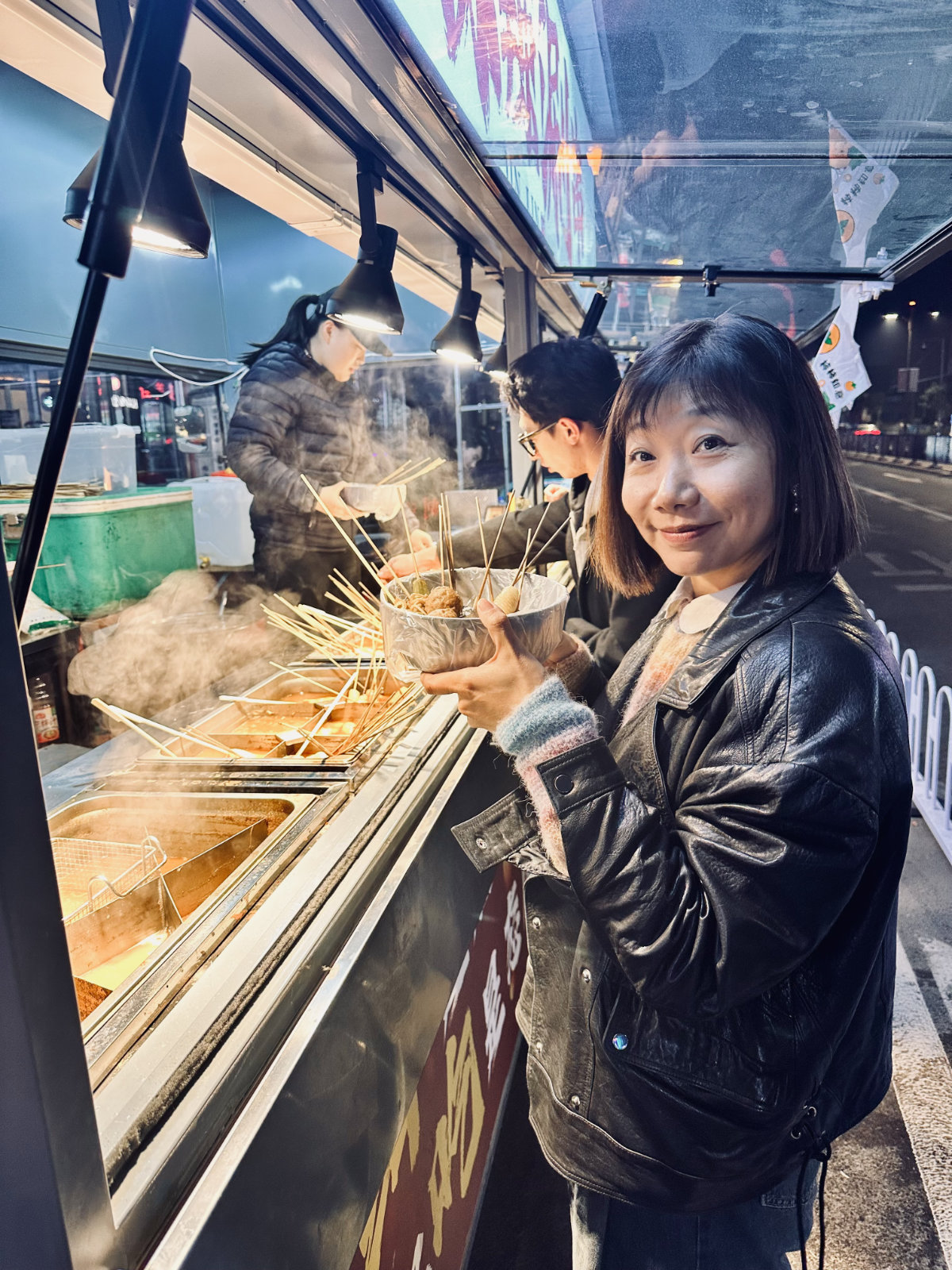 Street-food à Shenyang, Shenyang la nuit, Shenyang, La Chine de nuit, Street-food