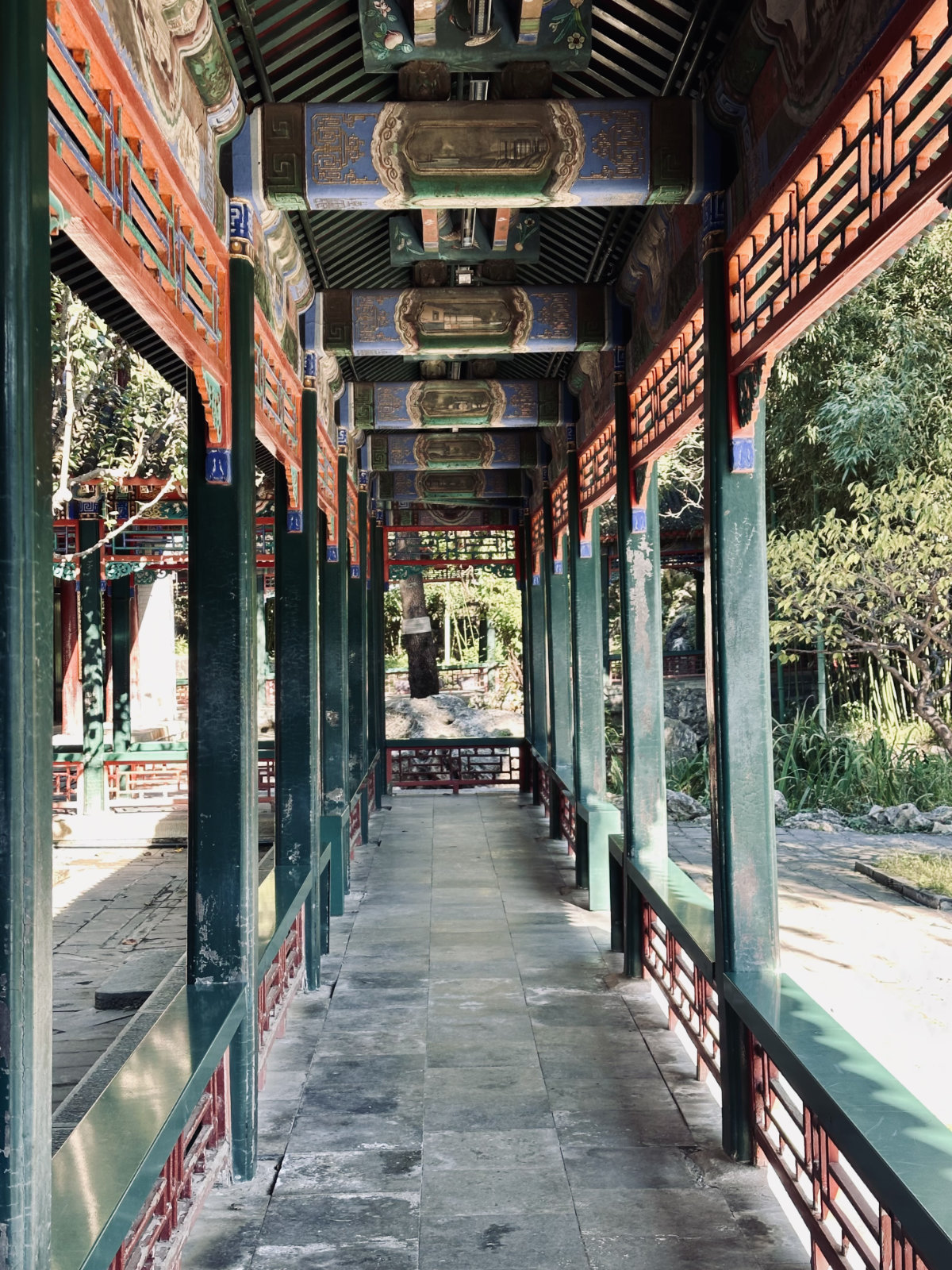 Pékin, Couloir traditionnel, Palais d’Été de Pékin