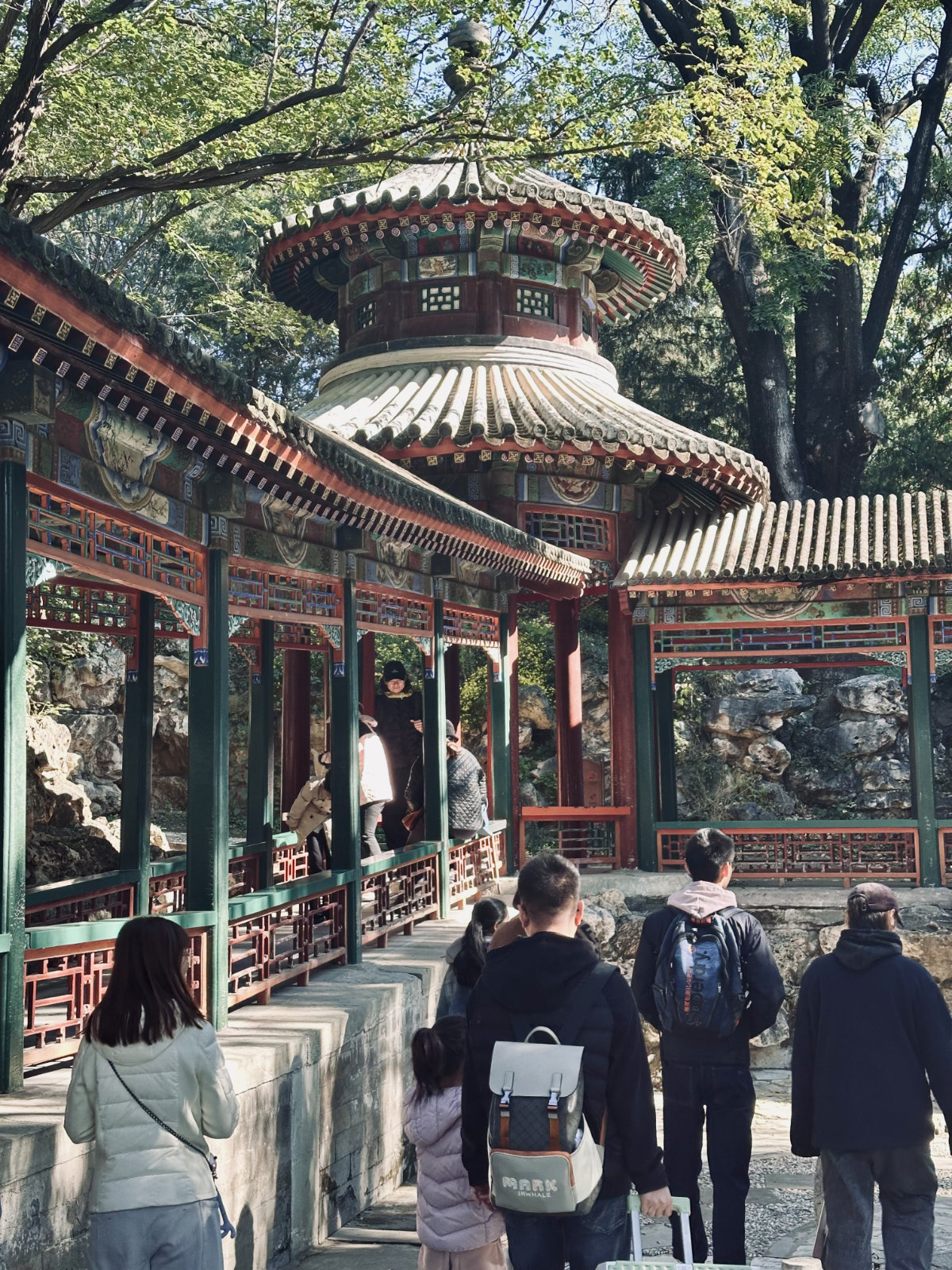Pékin, Couloir traditionnel, Architecture traditionnelle, Palais d’Été de Pékin