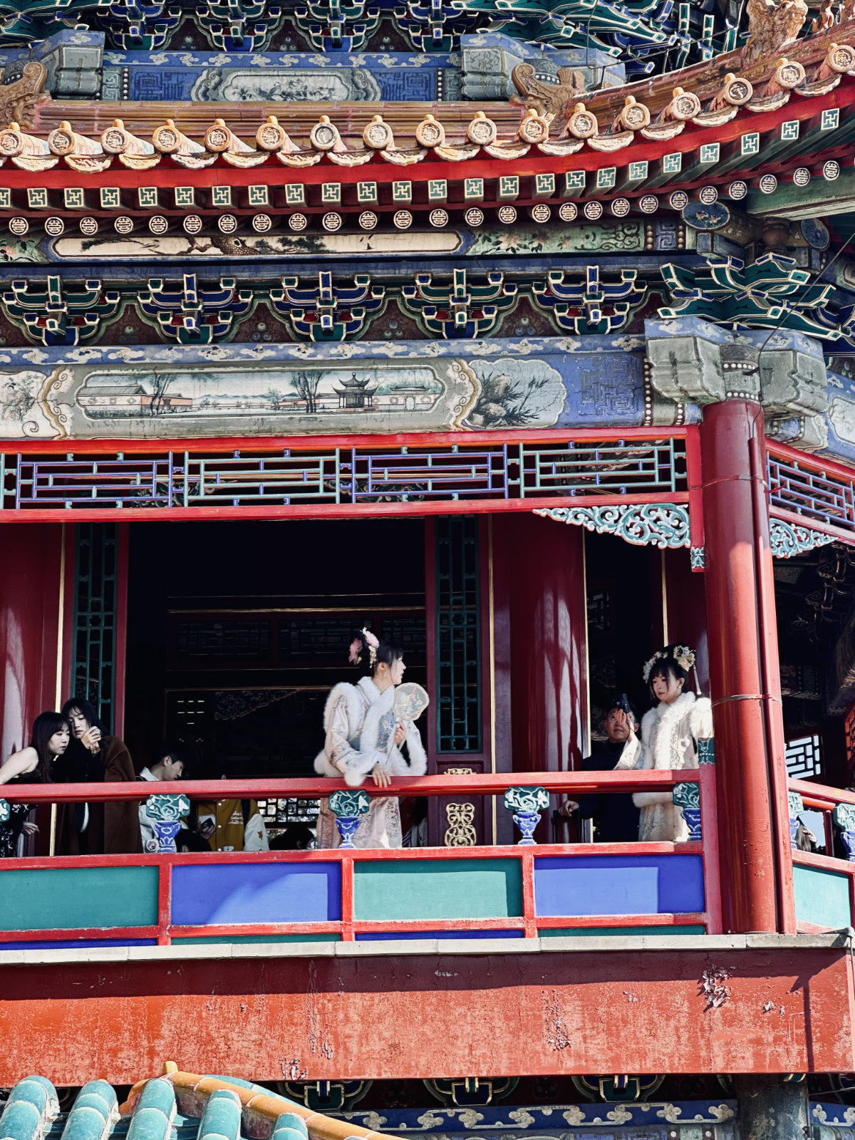 Pavillon chinois, Guochao, Architecture traditionnelle, Pékin, Palais d’Été de Pékin