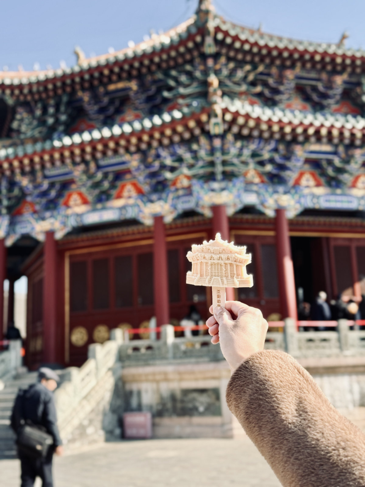 Pavillon chinois, Architecture traditionnelle, Scène du quotidien, Shenyang, Cité interdite de Shenyang