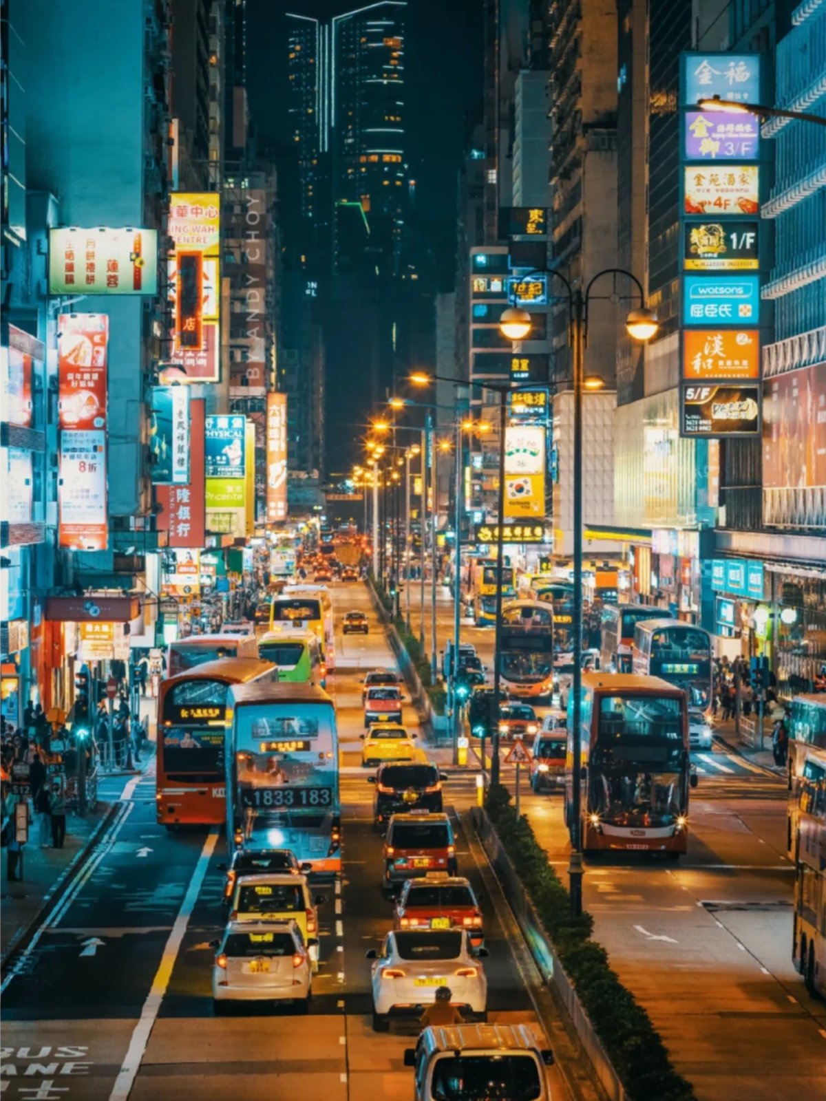 Hong Kong, n&eacute;ons