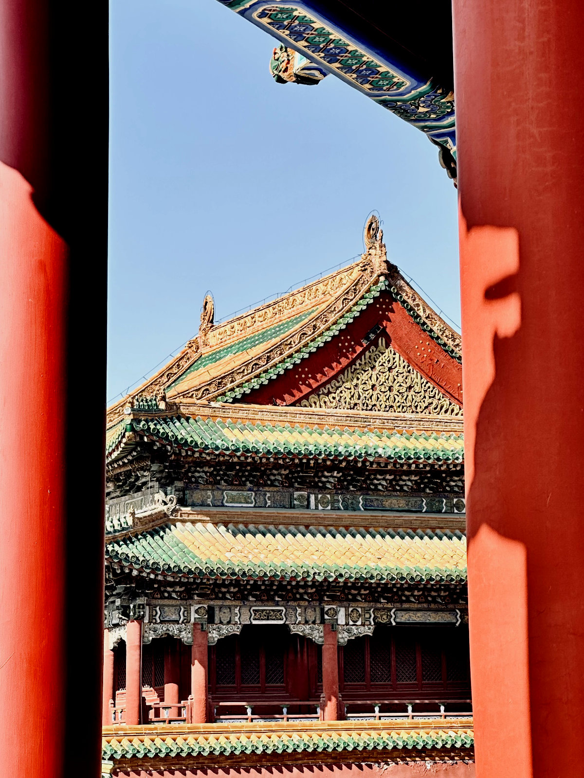 Shenyang, Architecture traditionnelle, Cité interdite de Shenyang, Toits traditionnels chinois