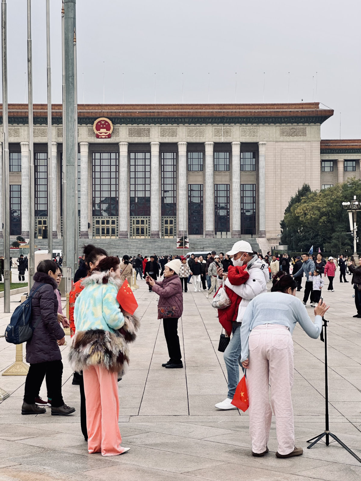 Place Tian'anmen de Pékin, Pékin, Scène du quotidien